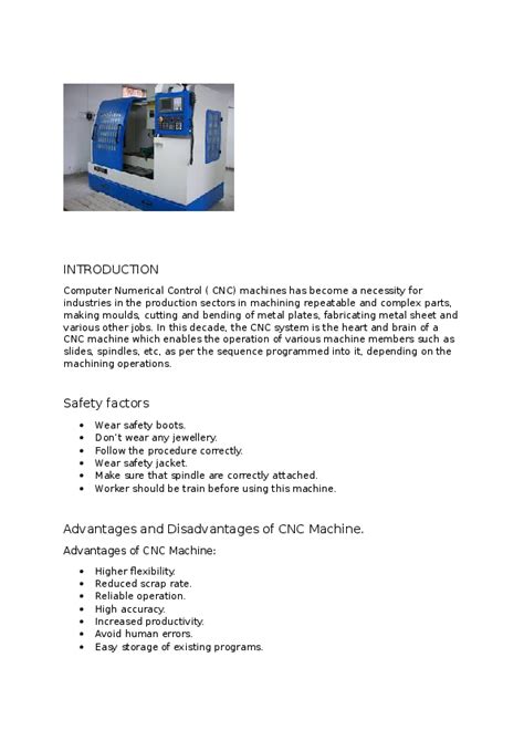 cnc machine internship report pdf|cnc report PDF.